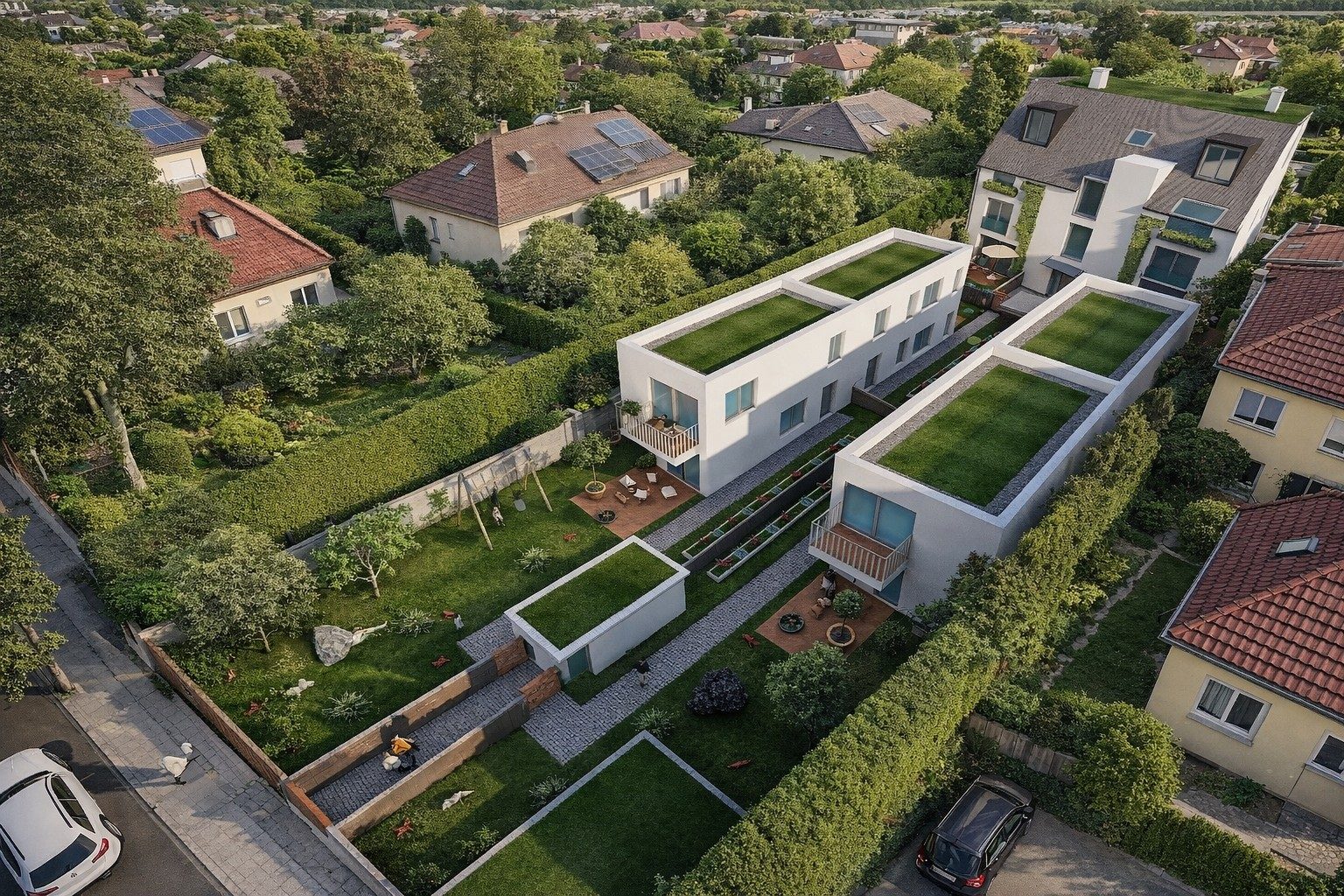 Oberlaa Luxury Home Neubauprojekt mit viel Grün in Wien Oberlaa